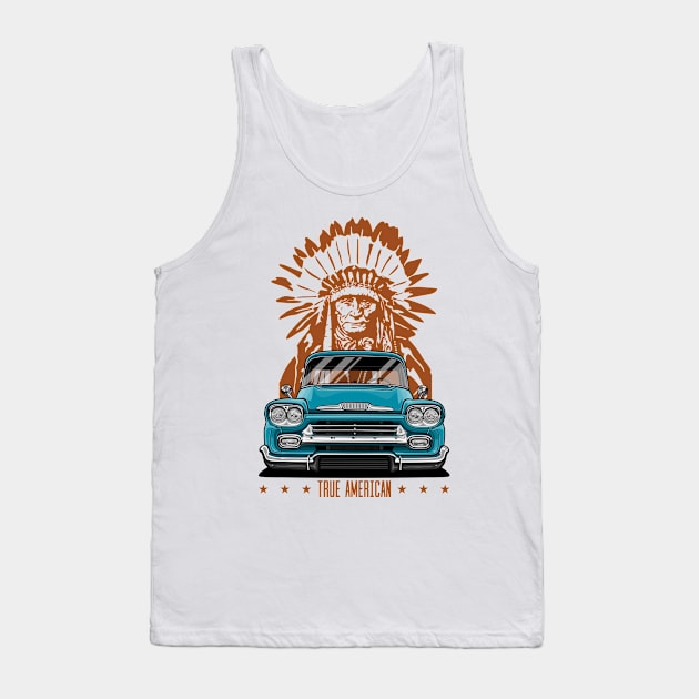 Apache Pickup Truck Tank Top by Markaryan